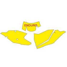 Fonds de plaque BLACKBIRD bleu KTM EXC/EXC-F