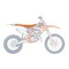 Housse de selle BLACKBIRD Pyramid orange KTM SX85