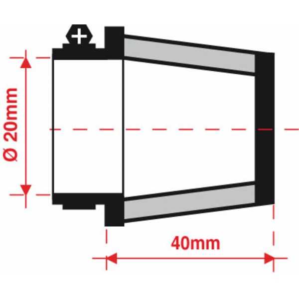 Filtre de reniflard d'huile BMC Ø20mm - FBSA20-40