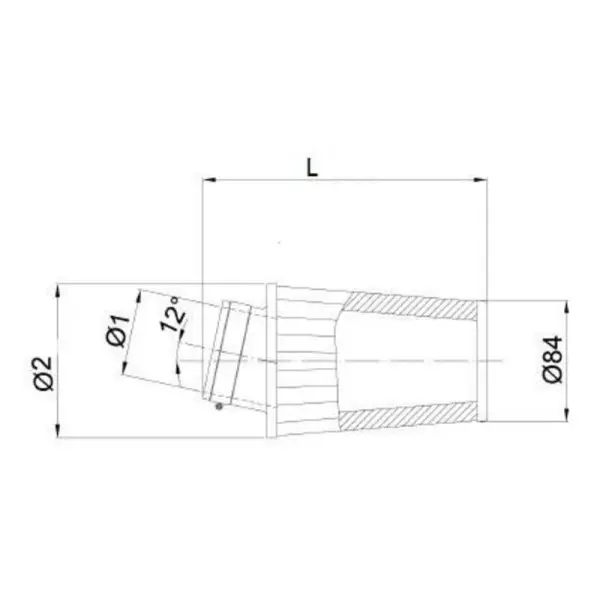 Filtre à air BMC conique Ø65mm - FBSA65-128