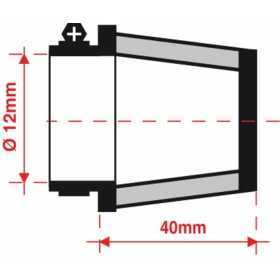 Filtre de reniflard d'huile BMC Ø12mm - FBSA12-40