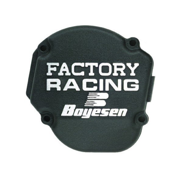 Couvercle d\'allumage BOYESEN Factory Racing noir - Kawasaki KX250 (90-04)