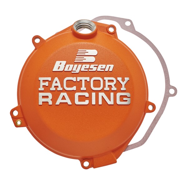 Couvercle de carter d\'embrayage BOYESEN Factory Racing orange - KTM SX85