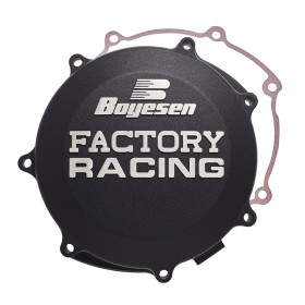 Couvercle de carter d\'embrayage BOYESEN Factory Racing noir