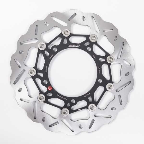Disque de frein BRAKING SK2 Wave flottant - WK089R