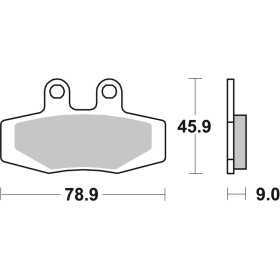 Plaquettes de frein BREMBO route carbone céramique - 07GR6407