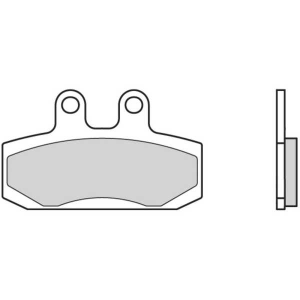 Plaquettes de frein BREMBO Scooter carbone céramique - 07007CC