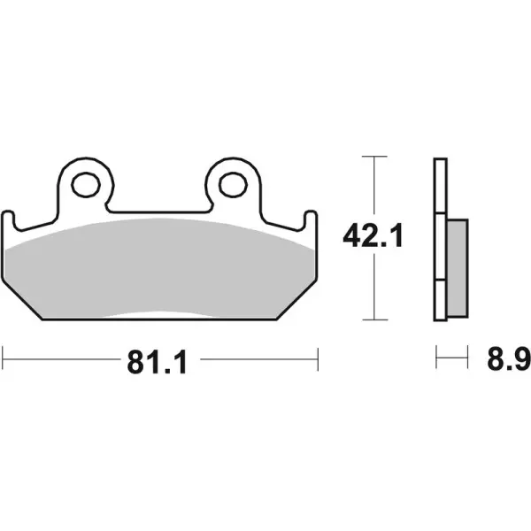 Plaquettes de frein BREMBO route carbone céramique - 07HO2107