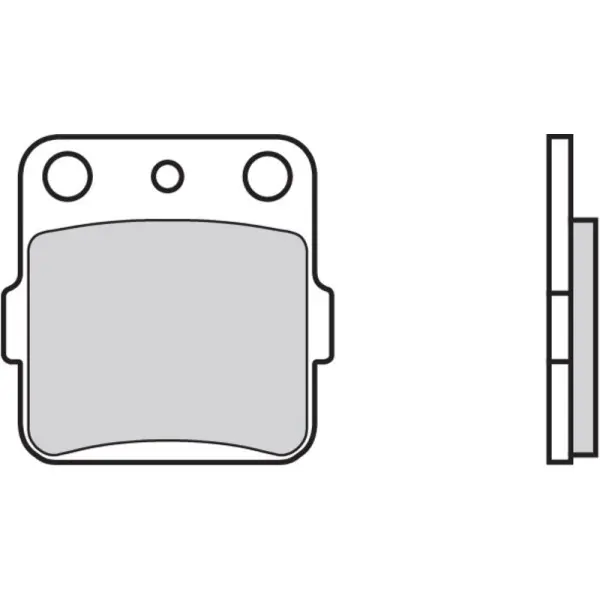 Plaquettes de frein BREMBO Off-Road métal fritté - 07HO22SD