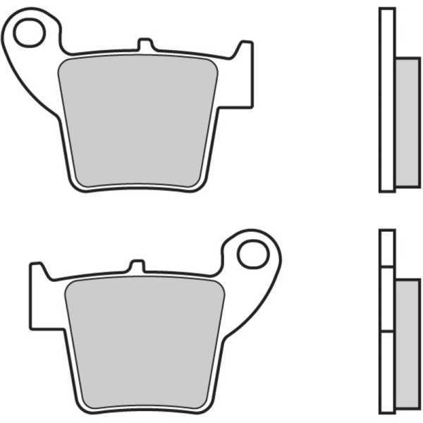 Plaquettes de frein BREMBO Off-Road métal fritté - 07HO48SX