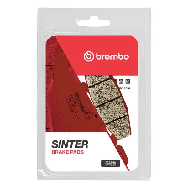 Plaquettes de frein BREMBO route métal fritté - 07KA09SP