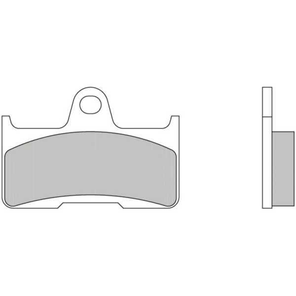 Plaquettes de frein BREMBO Off-Road métal fritté - 07YA45SD
