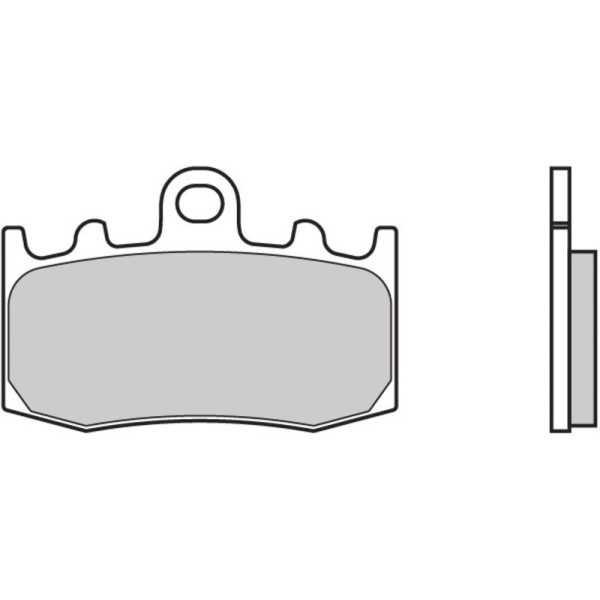 Plaquettes de frein BREMBO route carbone céramique - 07BB2607