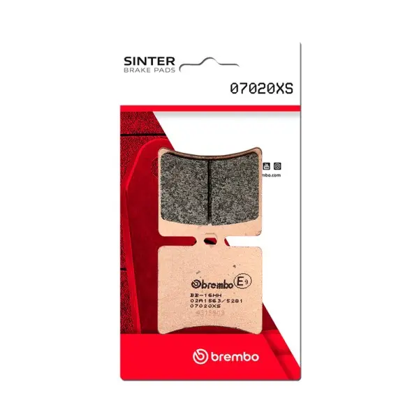 Plaquettes de frein BREMBO Scooter métal fritté - 07020XS
