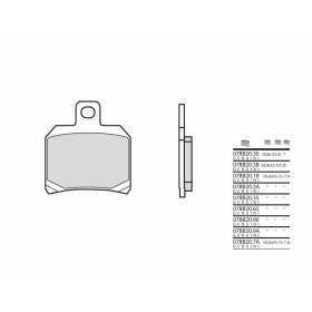 Plaquettes de frein BREMBO Vintage métal fritté - 07BB209A