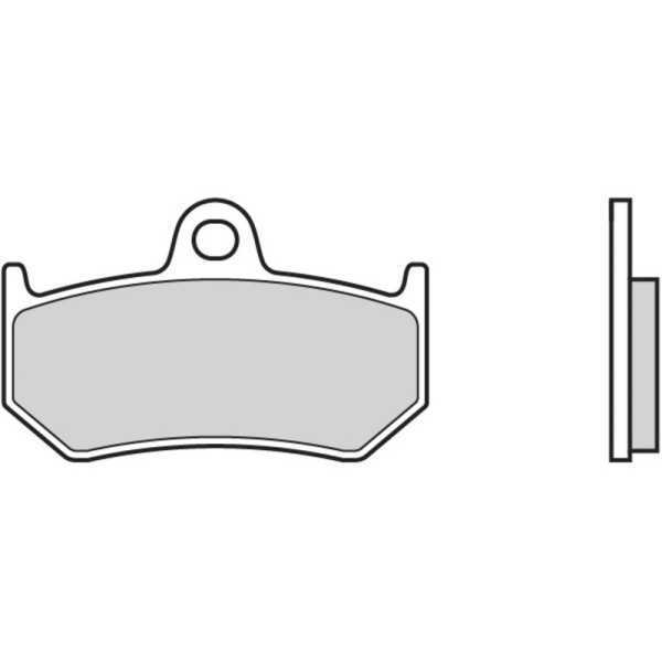 Plaquettes de frein BREMBO route métal fritté - 07GR35SP