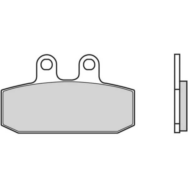 Plaquettes de frein BREMBO Scooter carbone céramique - 07006