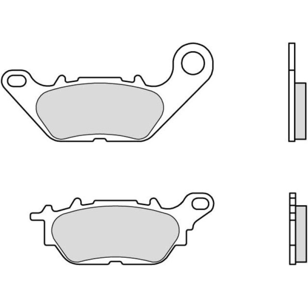 Plaquettes de frein BREMBO Scooter carbone céramique - 07114CC