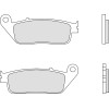 Plaquettes de frein BREMBO route carbone céramique - 07HO3005