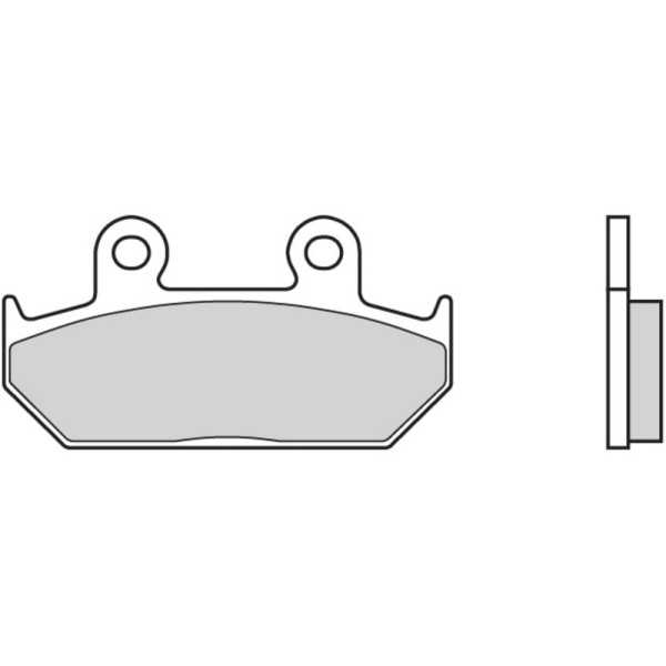 Plaquettes de frein BREMBO route carbone céramique - 07HO3509