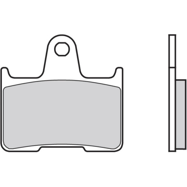 Plaquettes de frein BREMBO route carbone céramique - 07KA2107