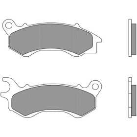 Plaquettes de frein BREMBO Scooter carbone céramique - 07090CC