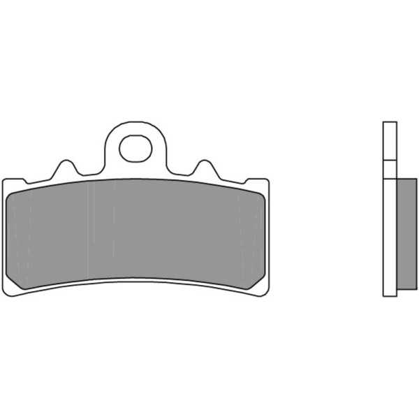 Plaquettes de frein BREMBO route carbone céramique - 07GR18CC