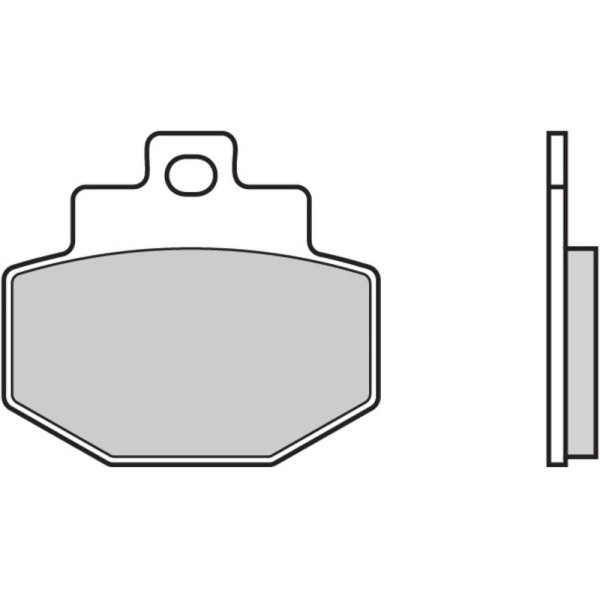 Plaquettes de frein BREMBO Scooter carbone céramique - 07047