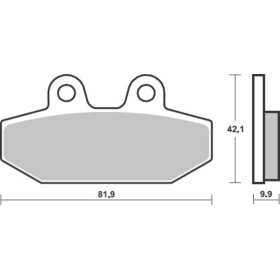 Plaquettes de frein BREMBO métal fritté - 07HD23SP