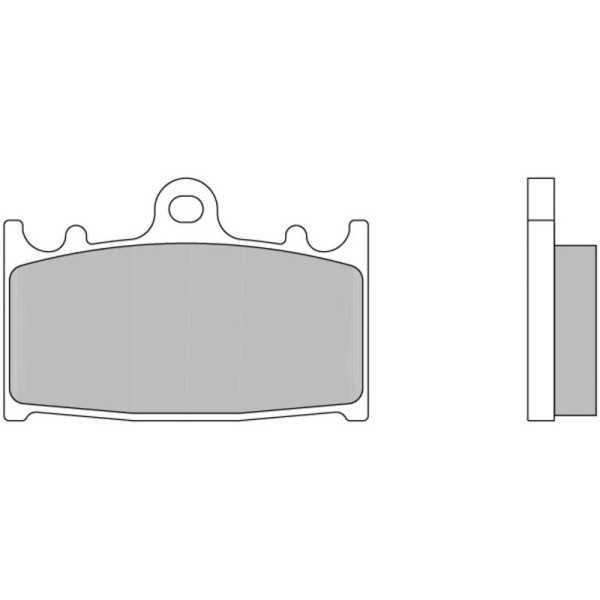 Plaquettes de frein BREMBO route métal fritté - 07SU30SP