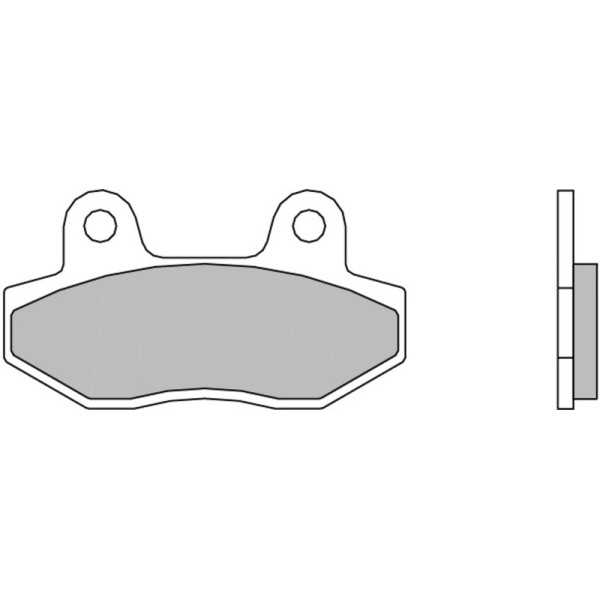 Plaquettes de frein BREMBO route carbone céramique - 07GR12CC