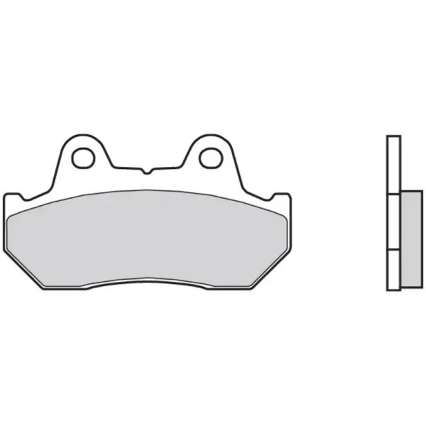 Plaquettes de frein BREMBO route carbone céramique - 07HO1010