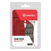 Plaquettes de frein BREMBO route métal fritté - 07HO41SA
