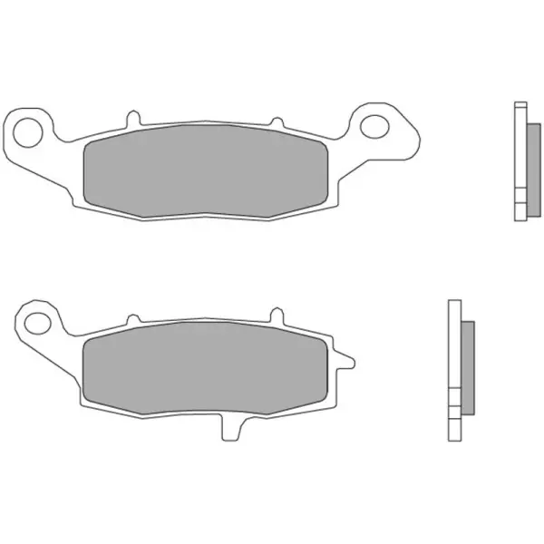 Plaquettes de frein BREMBO route carbone céramique - 07KA1907