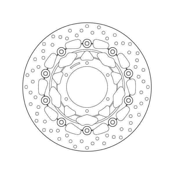 Disque de frein BREMBO Oro flottant - 78B40823