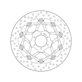 Disque de frein BREMBO Oro flottant - 78B40826