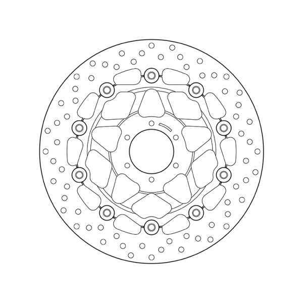 Disque de frein BREMBO Oro flottant - 78B40826
