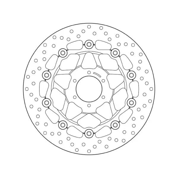 Disque de frein BREMBO Oro flottant - 78B40826