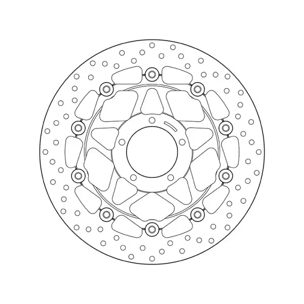 Disque de frein BREMBO Oro flottant - 78B40880