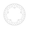 Disque de frein BREMBO Oro fixe - 68B407D6