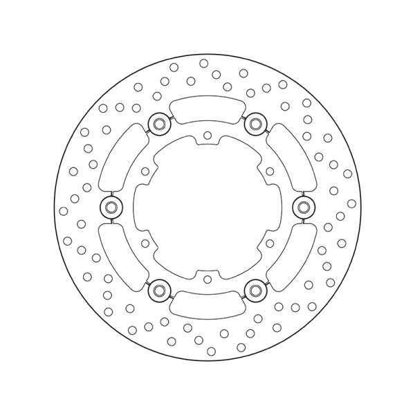 Disque de frein BREMBO Oro flottant - 78B40833
