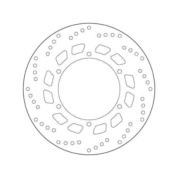 Disque de frein BREMBO Oro fixe - 68B407D0
