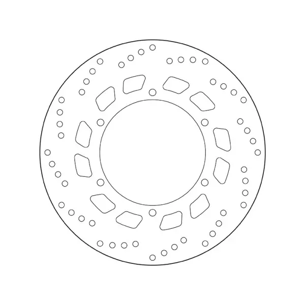 Disque de frein BREMBO Oro fixe - 68B407D0
