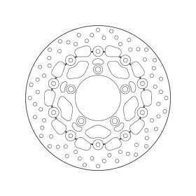 Disque de frein BREMBO Oro semi-flottant - 78B40897