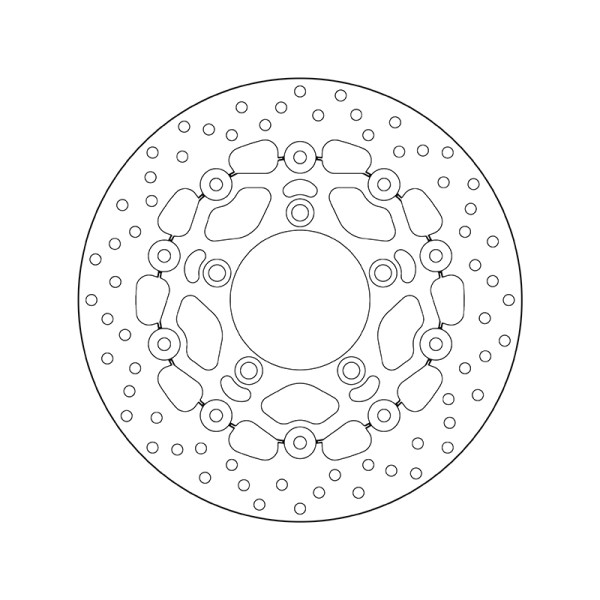Disque de frein BREMBO Oro semi-flottant - 78B40897