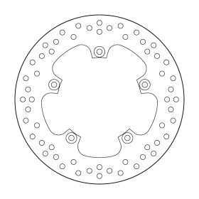 Disque de frein BREMBO Oro fixe - 68B407C2
