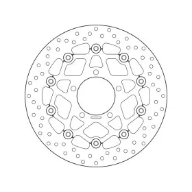 Disque de frein BREMBO Oro flottant - 78B40840