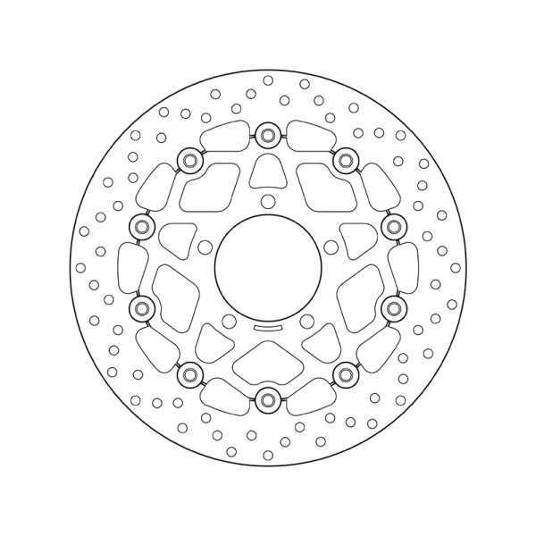 Disque de frein BREMBO Oro flottant - 78B40840
