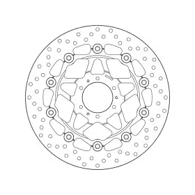 Disque de frein BREMBO Oro flottant - 78B40825