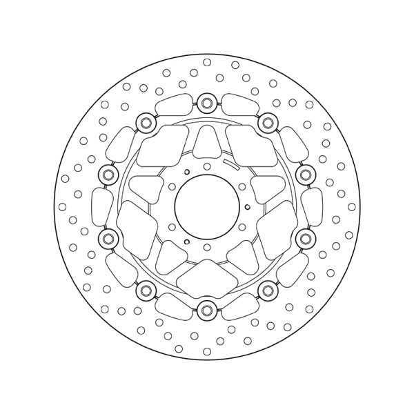 Disque de frein BREMBO Oro flottant - 78B40825